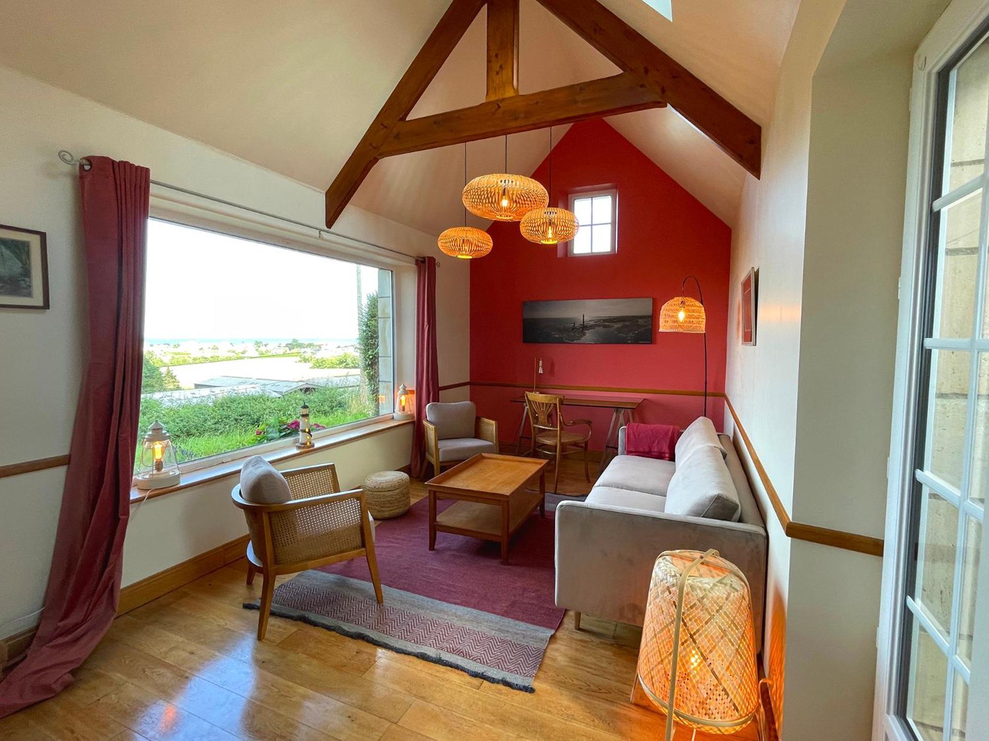 Maison De Charme Vue Sur Mer Pour 6 Pers Quinéville Exteriér fotografie